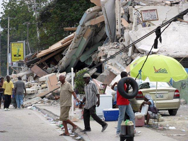Destruction is everywhere in the Haitian capitol.